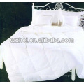 100% algodão branco acolchoado conjunto de cama consolador